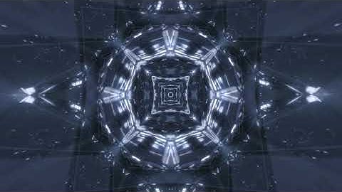 Free Background, Kaleidoscope, Geometry, Space, Futuristic, Fractal, Lights, Abstract Animation HD