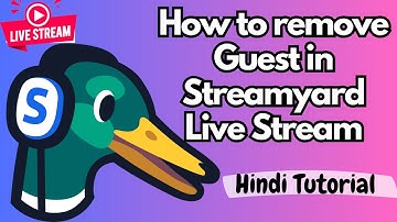 How to remove Guest from Streamyard. Streamyard se guest ko kaise remove kare. Streamyard guest