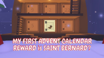 MY FIRST ADVENT CALENDAR REWARD IN ADOPT ME | Adopt me WINTER UPDATE 2021