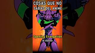 Curiosidades Anime: El Opening de Evangelion #anime #animeshorts #otaku #evangelion