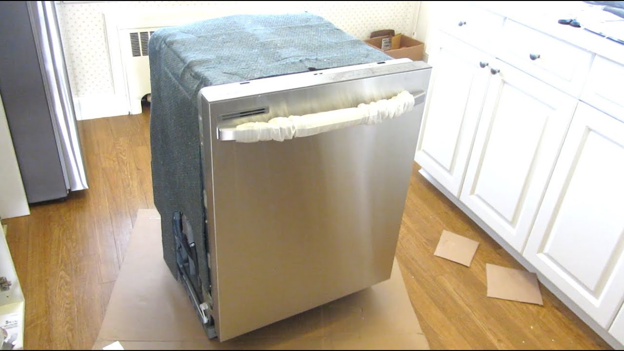 Samsung Dishwasher Install Tips and Unboxing Close Up Views | Model