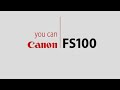 Canon FS100 Flash Memory Camcorder SAPPHIRE BLUE (IT)