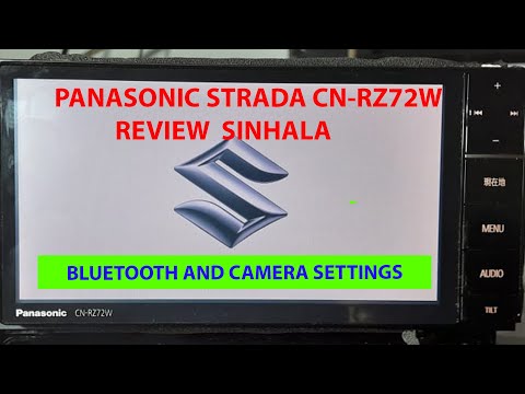 PANASONIC CN-RZ72W REVIEW | BLUETOOTH AND CAMERA SETTINGS | SINHALA | CAR AUDIO SRILANKA