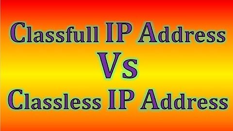 Free CCNA ClassFul vs Classless IPv4 Addresses in Urdu and Hindi