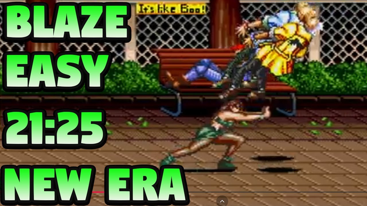 Streets of Rage 2 New Era Blaze Speedrun 