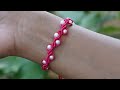 Easy &amp; Quick Beads Bracelet making video || DIY Bracelet