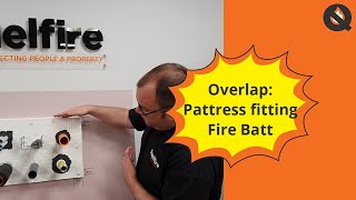 Firestopping Tested Detail: Pattress Fire Batt with Overlap