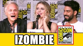 iZOMBIE Season 3 Comic Con Panel (Part 1) - Rose McIver, Aly Michalka, David Anders, Rahul Kohli iZOMBIE Season 3 Comic Con Panel (Part 1) - Rose McIver, Aly Michalka, David Anders, Rahul Kohli