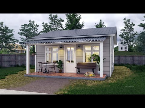 Gorgeous  Small House Design ( 6 x 6 meters )