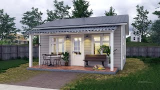 Gorgeous  Small House Design ( 6 x 6 meters )