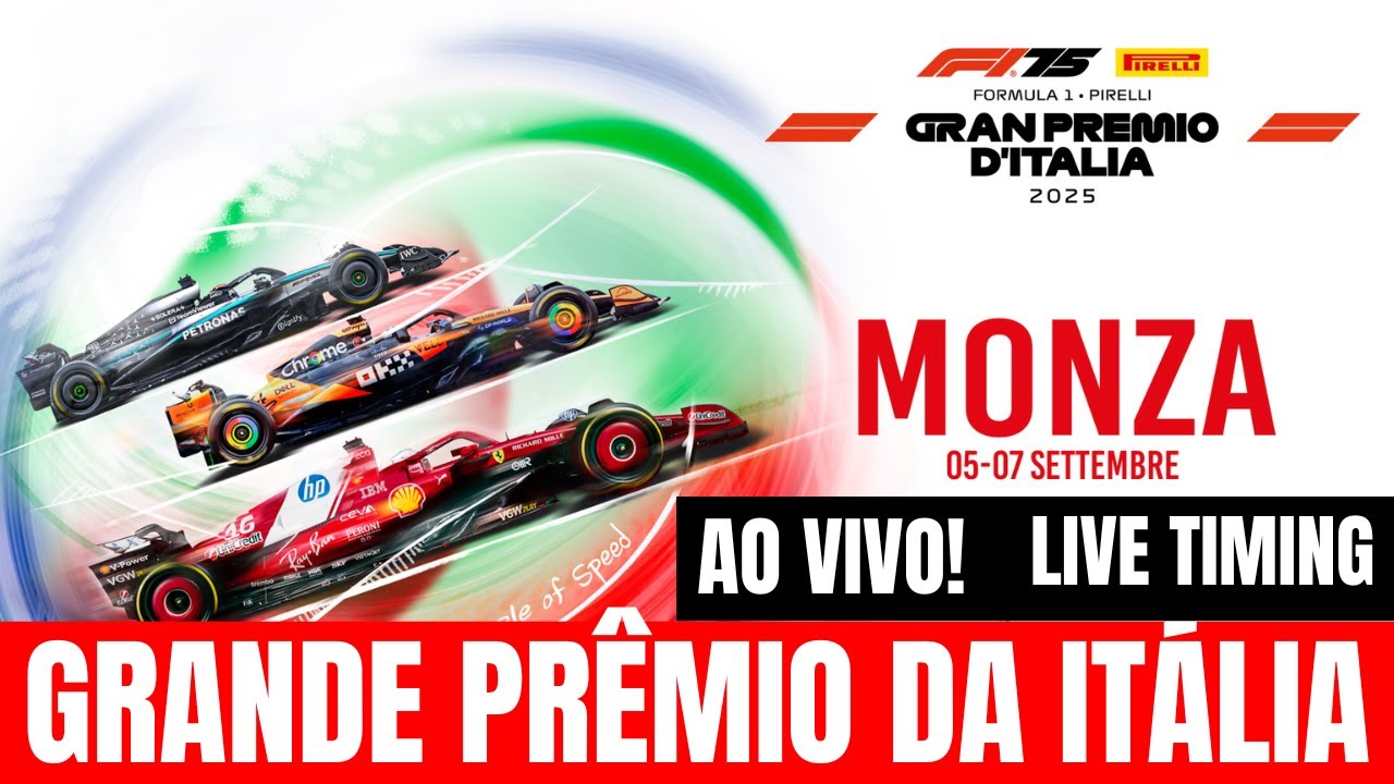Grande Prêmio Da Itália Ao Vivo! Live Timing | Narração Em Português