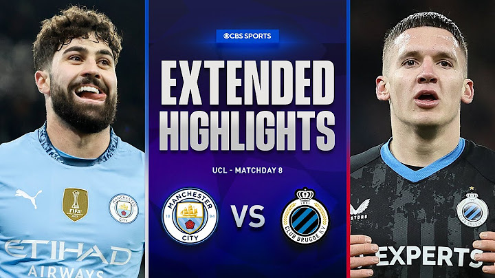 Man. City vs. Club Brugge: Extended Highlights | UCL League Phase MD 8 | CBS Sports Golazo