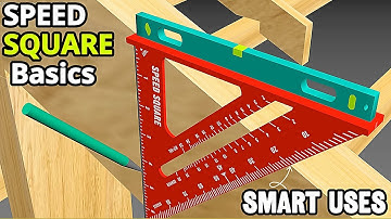 How to USE a SPEED SQUARE Like a PRO | Woodworking Guide