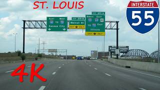 ⁴ᴷ Interstate 55 (St. Louis, MO) northbound [4K VIDEO]