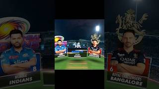 IPL MATCH 2023 RCB V/S MI 🔥💀 #ipl2023 #final #foryou #shortsfeed #shortsvideo #shorts