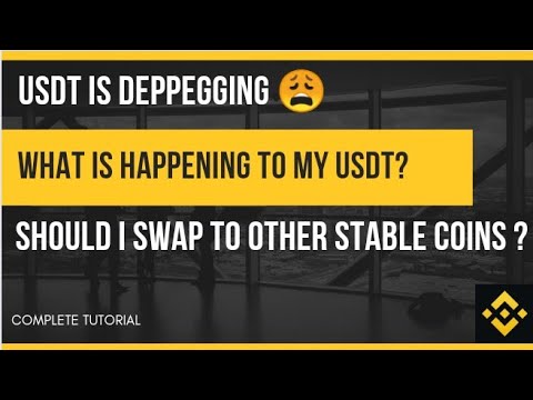 USDT crash 🤯?, why is USDT falling, usdt deppegging from $1, should I sell, swap or keep my usdt.