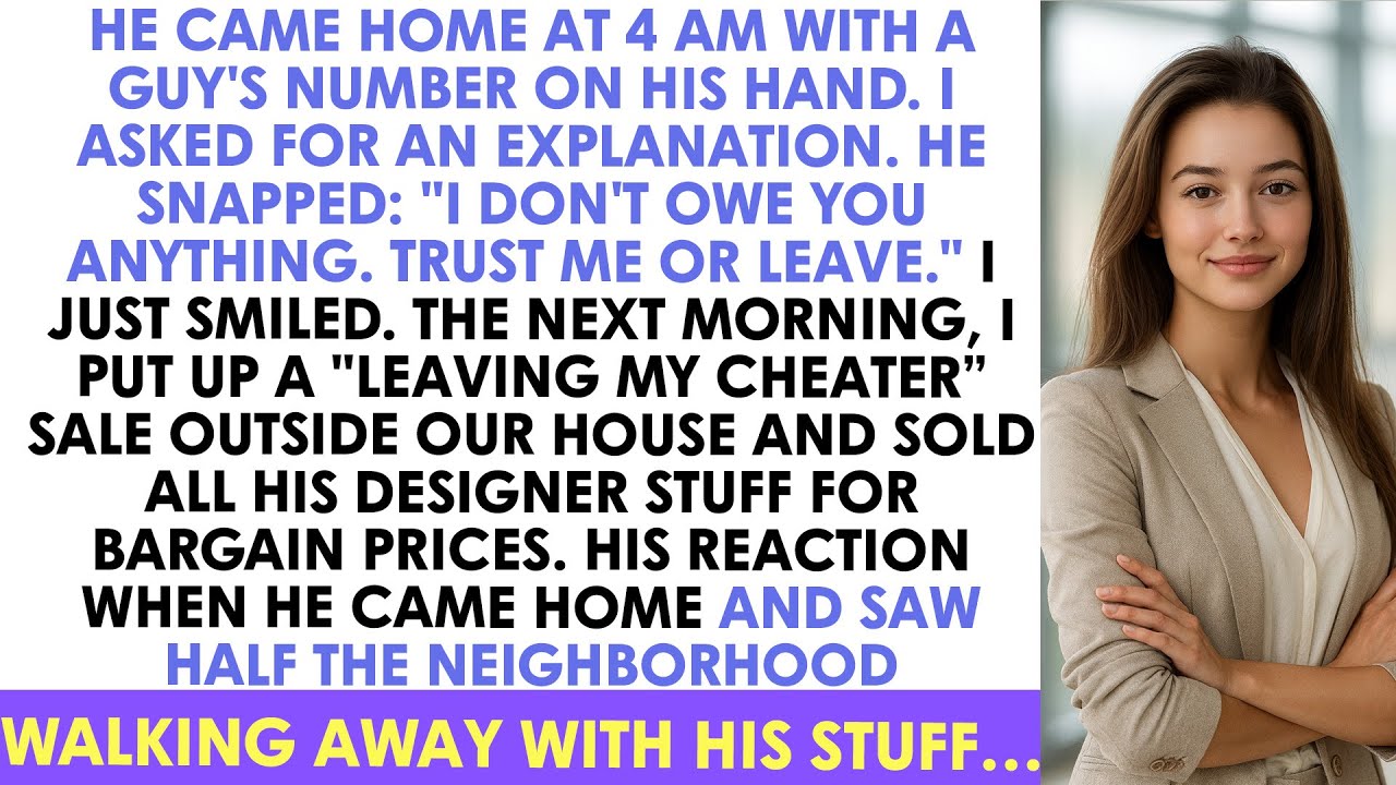 НЕ САМЕ HOME AT 4 AM WITH A GUY'S NUMBER ON HIS HAND. I ASKED FOR AN EXPLANATION.