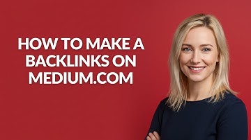 How to Make a Backlinks on Medium.com - Julia
