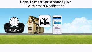 i-gotU Smart Wristband Q-62 Flash Video