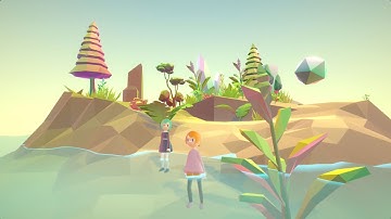 Stylized Water shader and Blowing Grass shader in URP (Unity hobby works - 038)