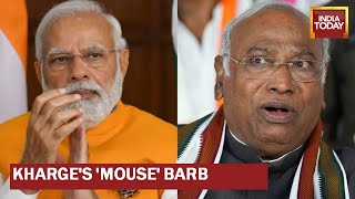 Congress Chief Kharge Calls PM Modi A 'Mouse', Lashes Out At Centre Over India China Clash