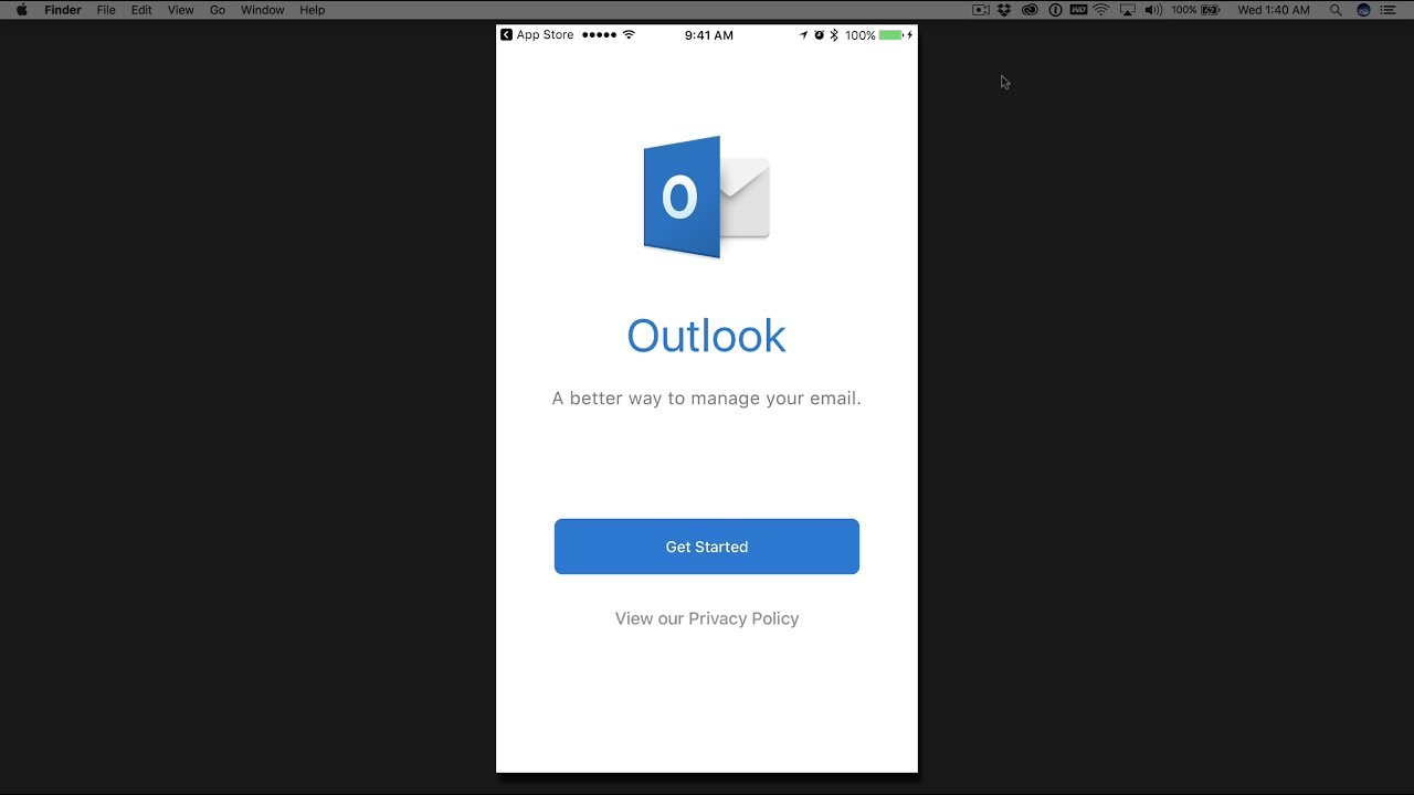 Install Outlook on your iPhone - YouTube