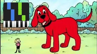 Clifford The Big Red Dog Theme Song On Synthesia (Piano Version)