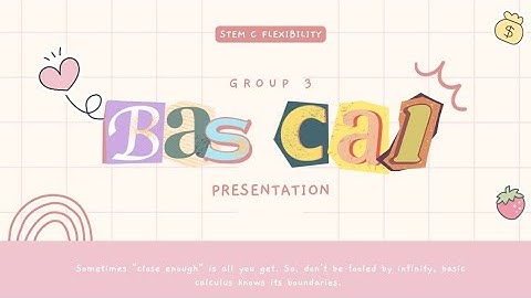 LIMIT THEOREM - FINAL PERFORMANCE TASK IN BASIC CALCULUS