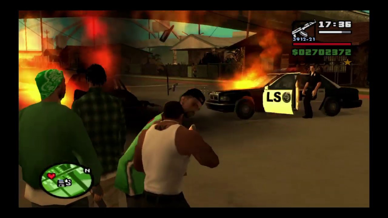 GTA: San Andreas - Grove Street vs LSPD