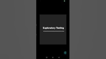 Exploratory Testing | interview question #shorts