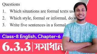 Class 8 English Chapter 6.3.3 | Introducing Someone Formally 6.3.3 | Class 8 English Page 86