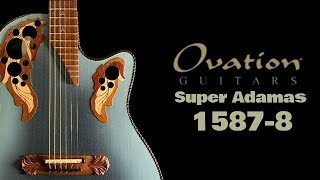 美品 Super Adamas 1587R-8 Ovation OP50 Ovation Super Adamas 1587-8, manufactured in 1998 (Available by