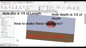 Solidworks CSWP exam practice : How to link dimensions and make equations?