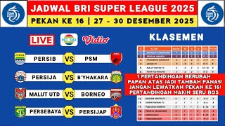 Jadwal Liga 1 2025 Pekan ke 16 - Persib vs PSM - Persija vs Bhayangkara - Liga 1 Indonesia 2025