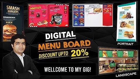 Digital Menu Board Design Services for Restaurants | Boost Engagement & Sales