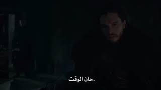 Game of Thrones | جون سنو يقتل من طعنوه ويترك الحراسة
