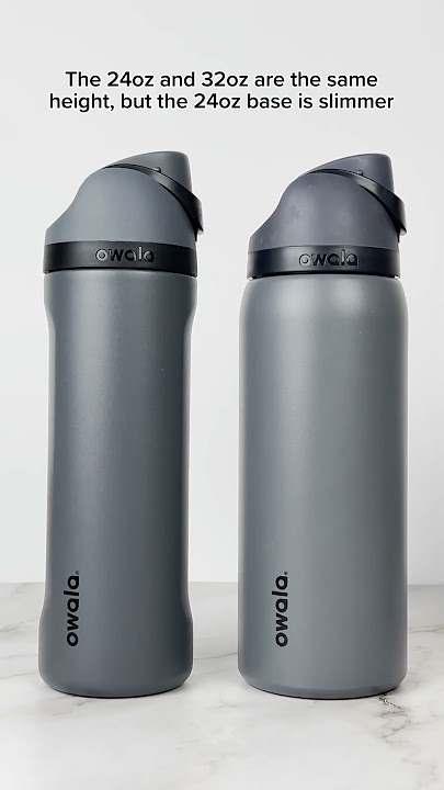 Owala FreeSip Stainless Steel Water Bottle, 32oz Gray, Size: 32 fl oz