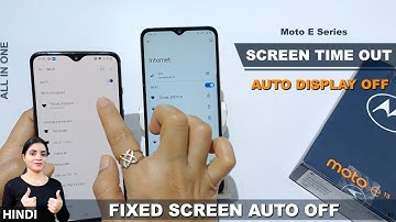 How to increase screen timeout in moto e13 | moto e13 me screen timeout kaise badlen