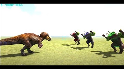 DodoRex level 1  VS Dinopithecus King Gamma & Beta & Alpha level 1  Ark Battles  Dinoplanet