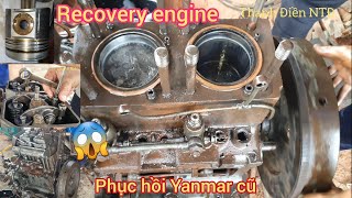 Phục hồi động cơ Yanmar cũ lâu năm🛠engine recovery