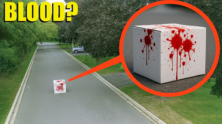 if you ever see this White Package with Blood on it, Don't Touch it!! (It's Dangerous!)