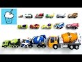 Concrete mixer for children kids and more with tomica  lego transformer voov   robocar
