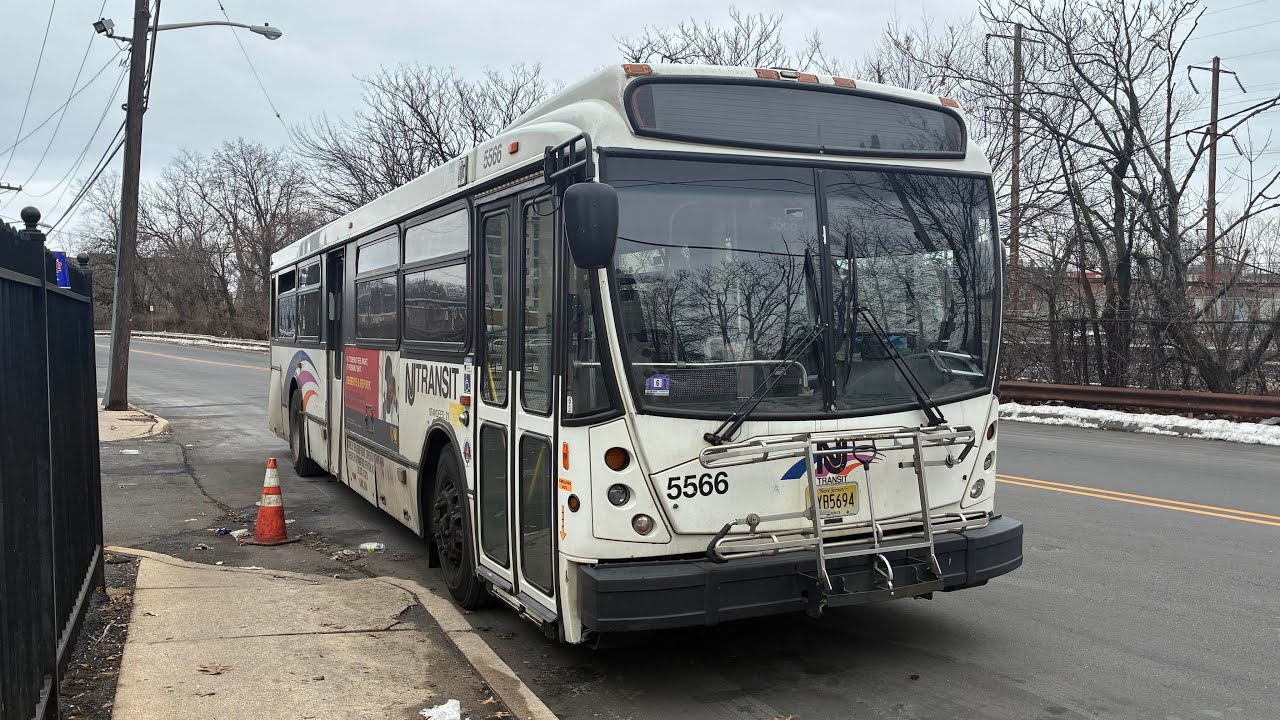NJ Transit Bus Ride 600 Plainsboro Via Marketfair Scotts Corner Rd (2010 NABI 416.15 5566)