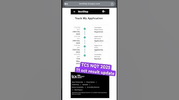 Tcs nqt 11 oct results updates #interview #tcs #tcsnqt #nqt #tcsnextstep #update#viral#job#jobspeak