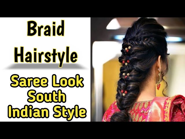 Traditional Hairstyle for Saree | Bridal Hairstyle 2024