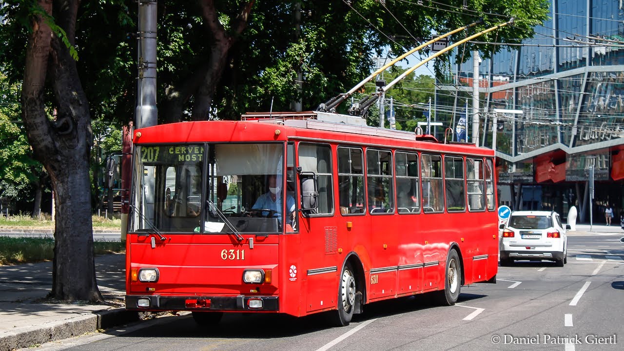 Škoda 14 Tr #6311 na linke 207 | Bratislava