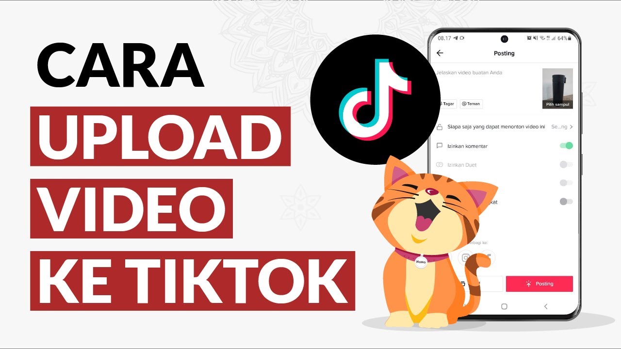 Cara Upload Video ke Tiktok YouTube