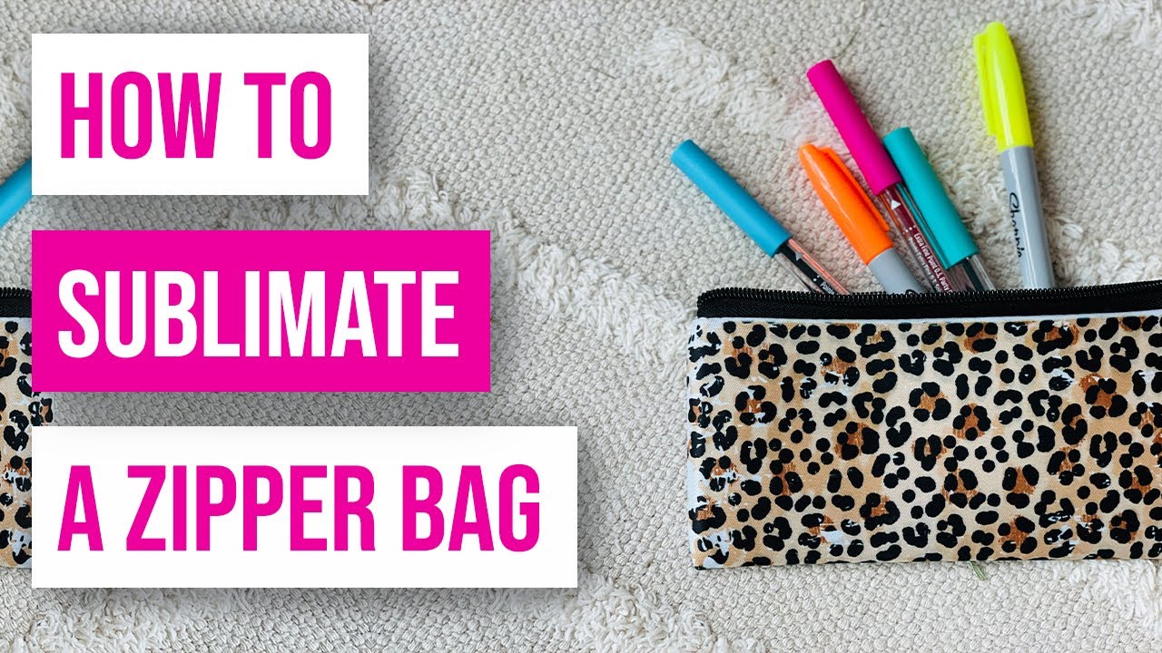 👛How To Sublimate A Zipper Bag 