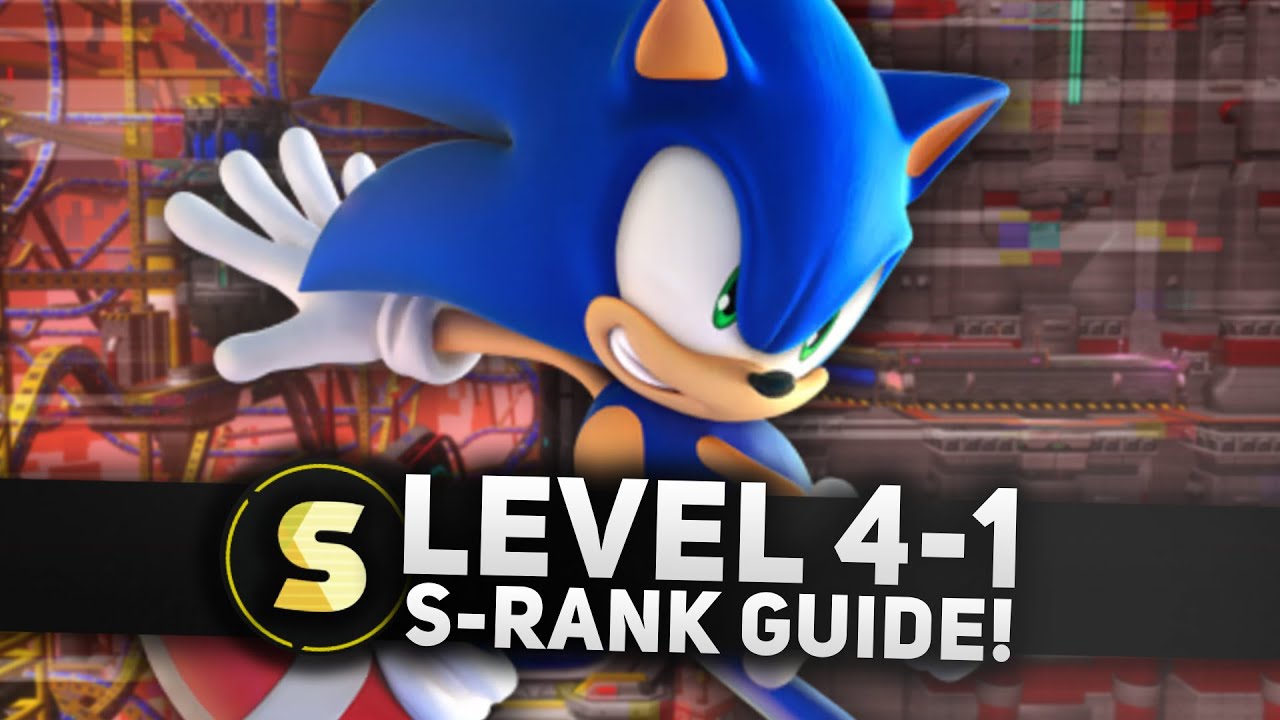 Sonic Frontiers - Cyberspace Level 4-1 S-Rank Time Guide (4K/60FPS)