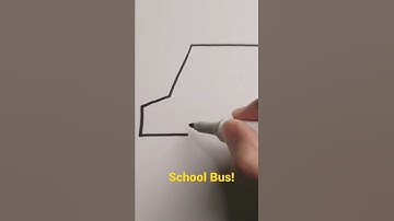 How to Draw A School Bus